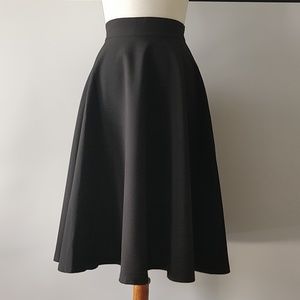 LAST CHANCE!! A-line circle skirt small black